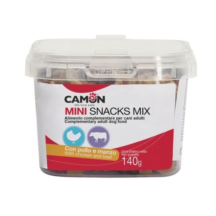 CAMON SNACK BOX OSSICINI 140 GR. CON POLLO E MANZO