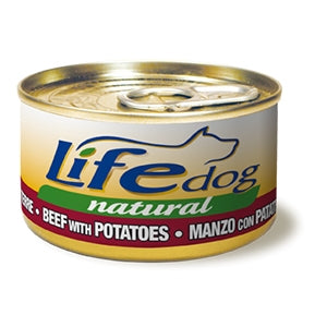 LIFE DOG CON DADINI DI MANZO E PATATE 90 GR