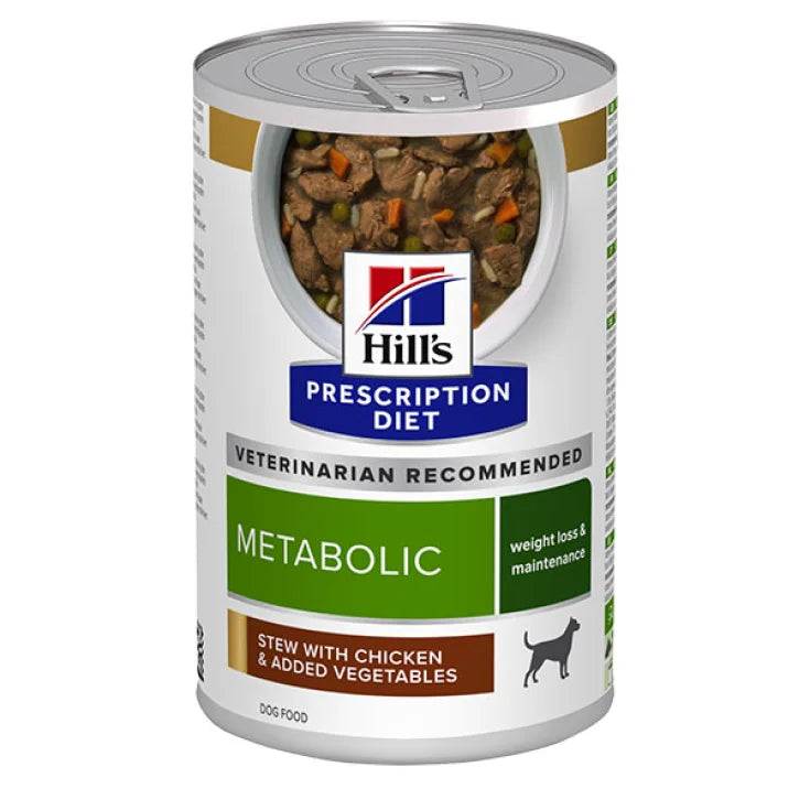 HILL'S PRESCRIPTION METABOLIC WEIGHT LOSS & MAINTENANCE SPEZZATINO POLLO E VERDURE 354 GR