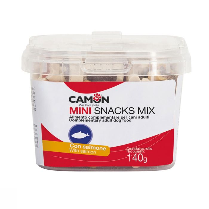 CAMON SNACK BOX MINI BONES GR 140.CON POLLO,AGNELLO E MANZO