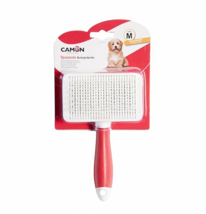 CAMON SPAZZOLA AUTOPULENTE PER CANI MISURA M