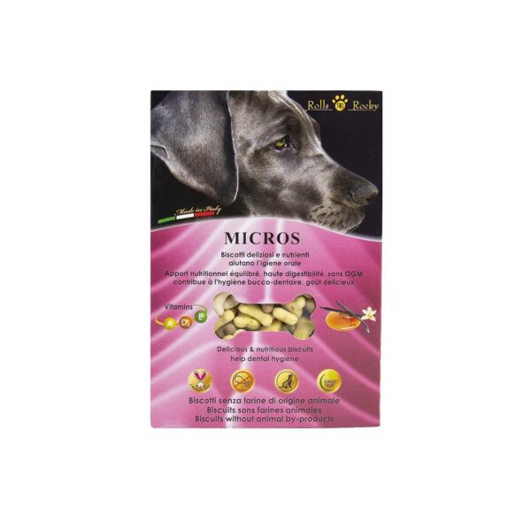 ROLLS ROCKY BISCOTTI MICROS SENZA FARINA DI ORIGINE ANIMALE 300 GR