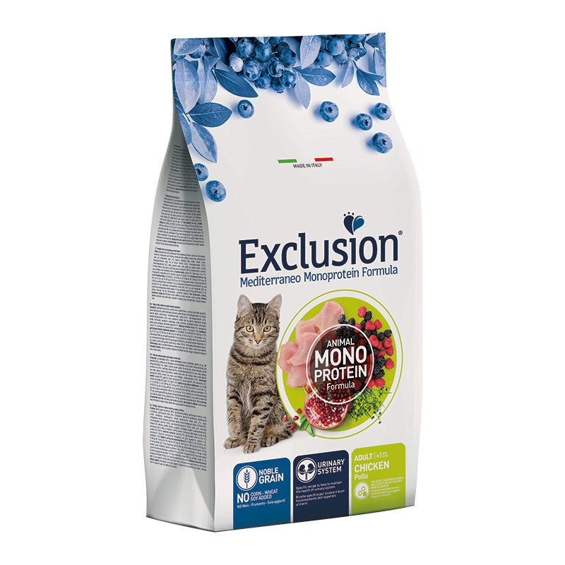 EXCLUSION MONOPROTEICO ADULT+1 CON POLLO 300 GR.