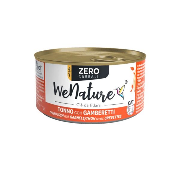 WE NATURE ZERO CEREALI TONNO CON GAMBERETTI 85 GR