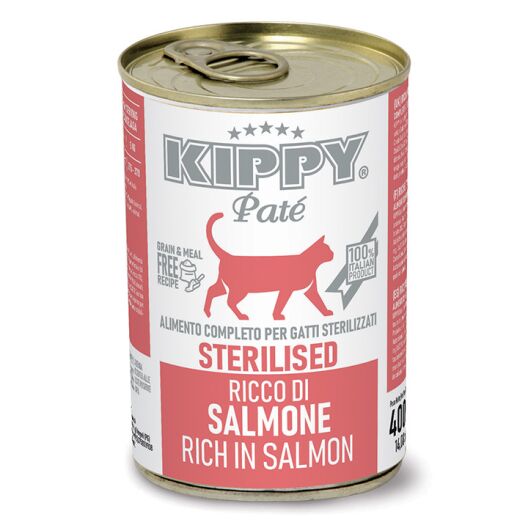 KIPPY PATE' STERILIZZATO CON SALMONE 400 GR