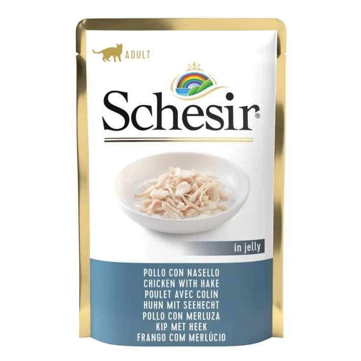 SCHESIR BUSTINE POLLO CON NASELLO 85 GR