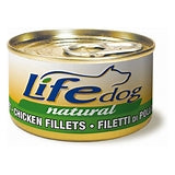 LIFE NATURAL DOG CON FILETTI DI POLLO E MANZO 90 GR