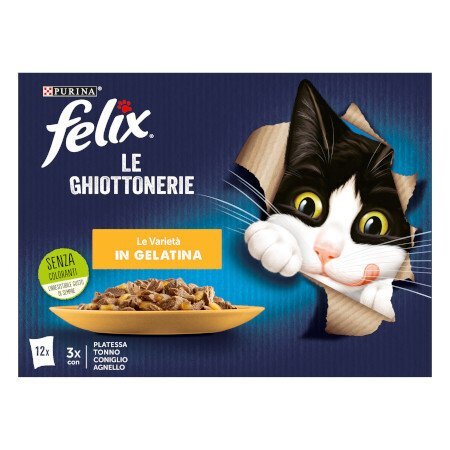 PURINA GHIOTTONERIE CON CONIGLIO E AGNELLO 4 X 85 GR.