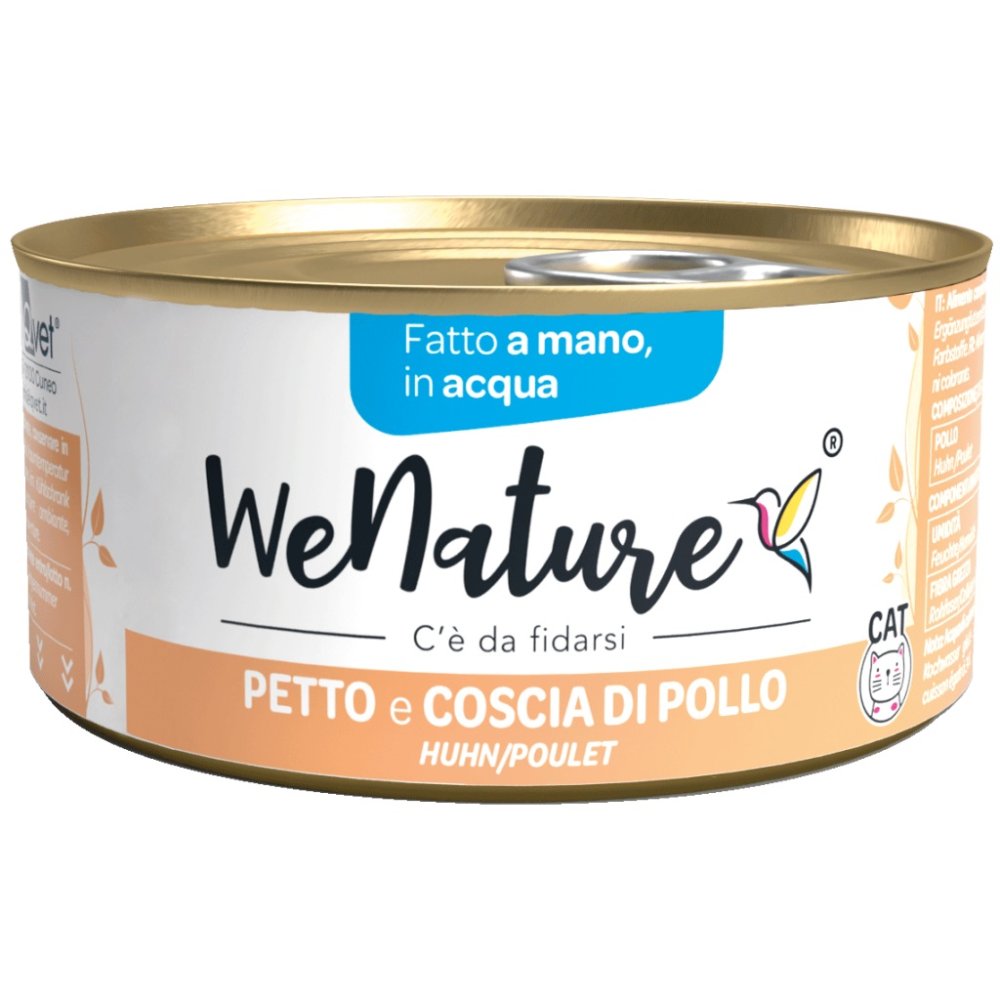 WE NATURA CAT 85 GR PETTO E COSCIA DI POLLO IN ACQUA