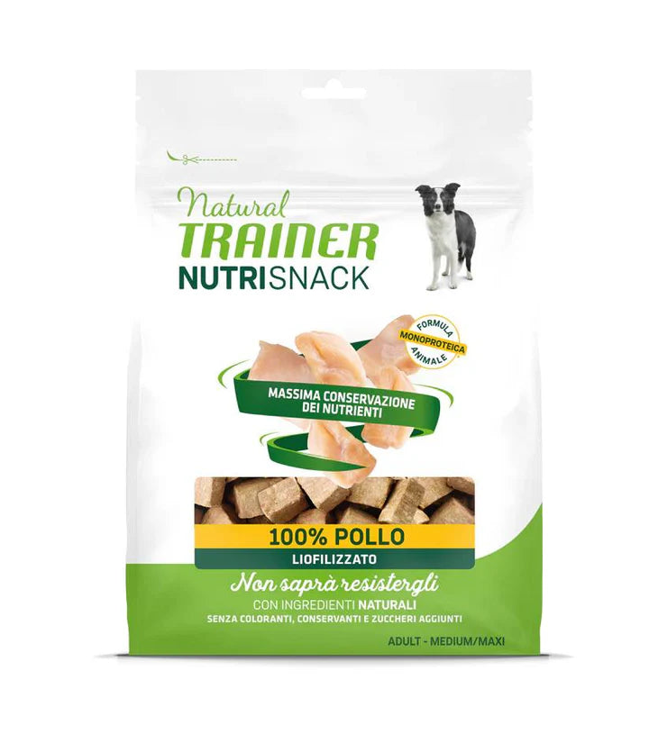 NATURAL TRAINER MEDIUM MAX NUTRI SNACK CON POLLO 50 GR.