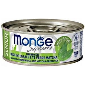 MONGE SUPREME CON RISO INTEGRALE E TE' VERDE 80 GR.