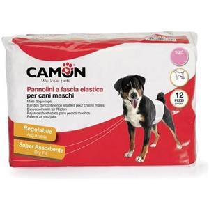 CAMON A FASCIA ELASTICA PER CANI MASCHI TG S