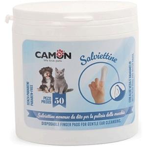 CAMON SALVIETTINE DA DITO PULISCI ORECCHIE 100 PZ.