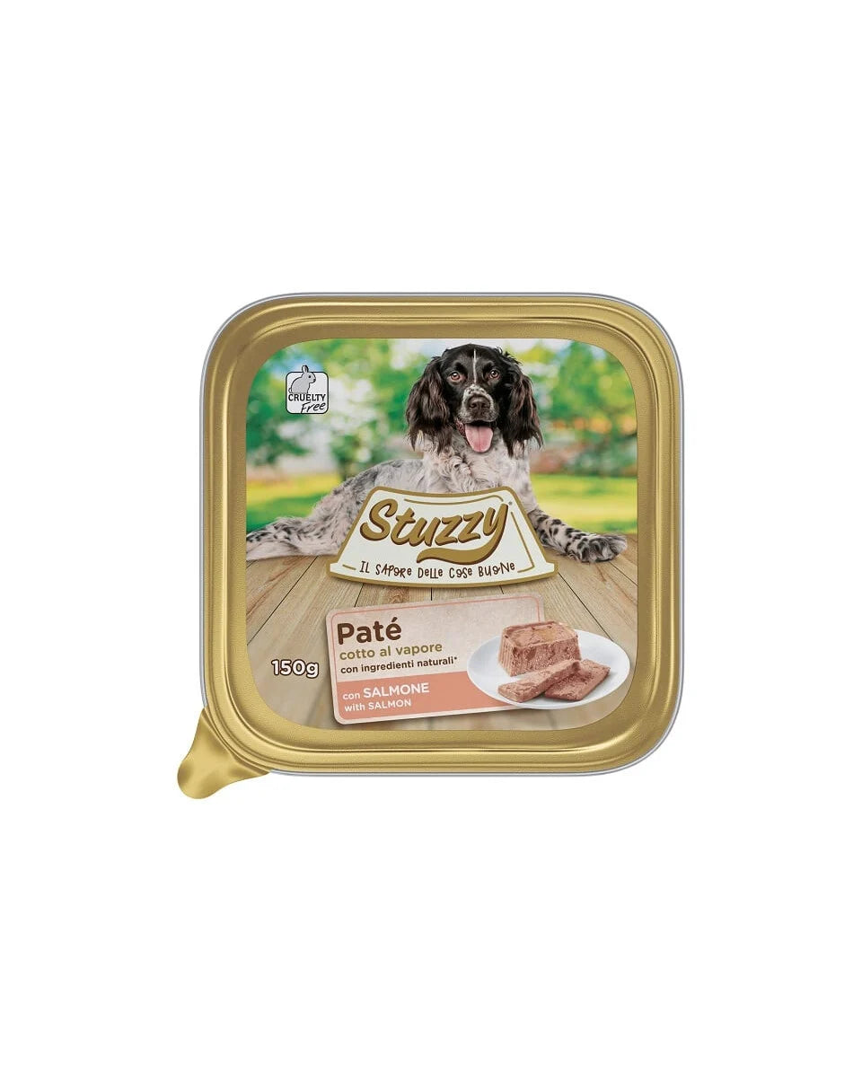 STUZZY DOG PATÈ CON SALMONE 12 X 150 GR