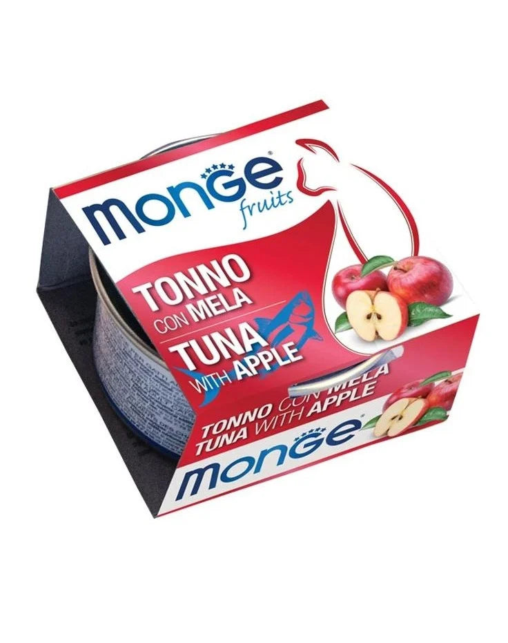 MONGE FRUIT TONNO E MELA 12 SCATOLETTE DA 80 GR