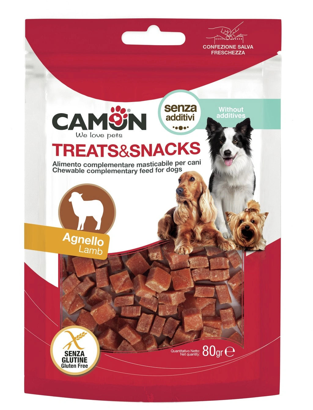 CAMON SNACK DADINI AGNELLO 80 GR.