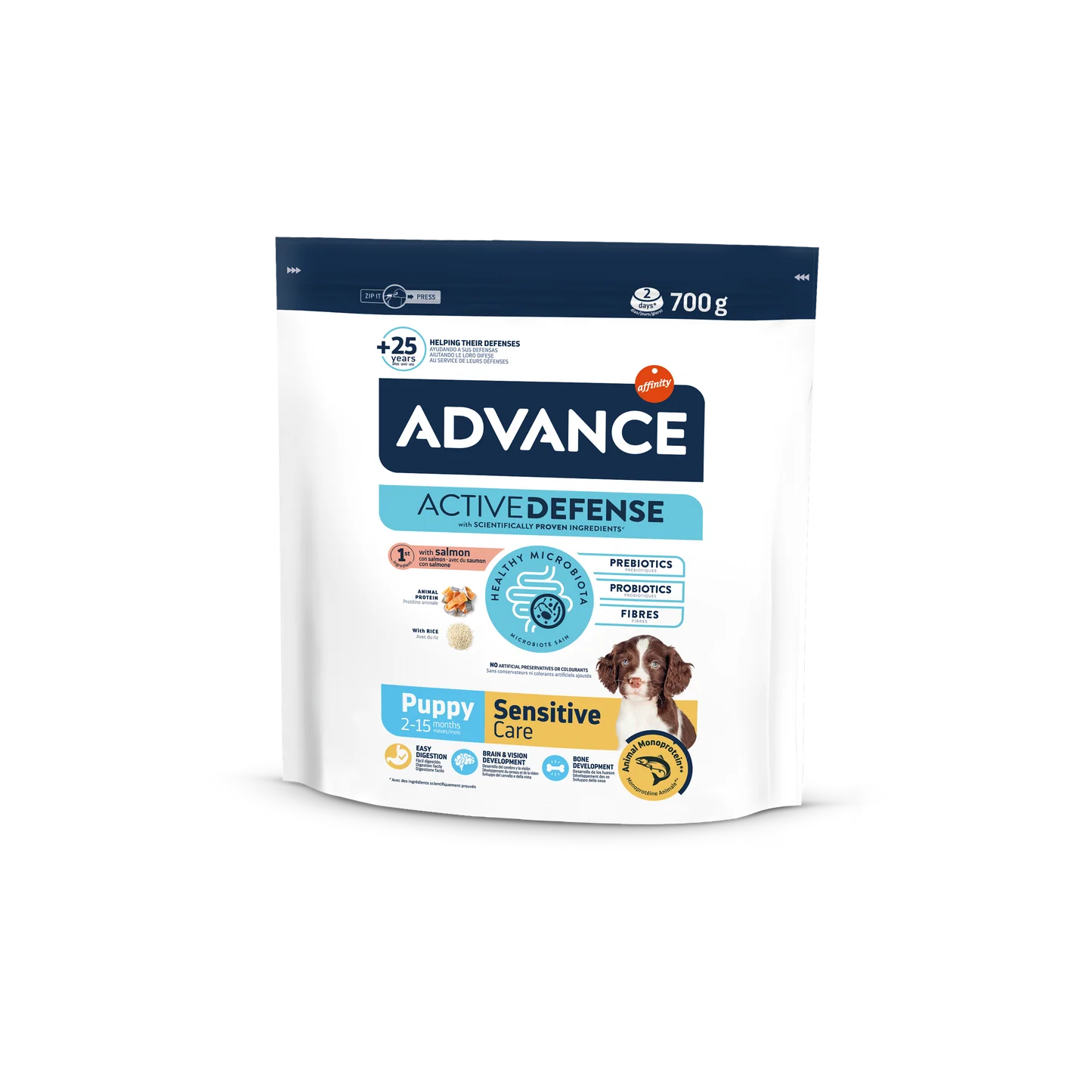 ADVANCE SENSITIVE PUPPY CON SALMONE E RISO 800 GR