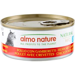 ALMO NATURE HFC NATURAL POLLO CON GAMBERETTI 150 GR
