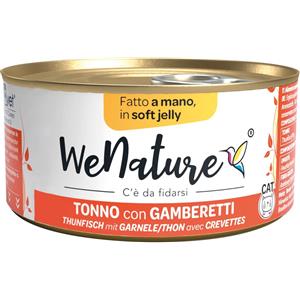 WE NATURE CAT CON TONNO E GAMBERETTI IN JELLY 85 GR