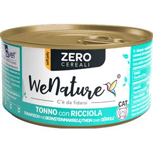 WE NATURE ZERO CEREALI TONNO CON RICCIOLA IN JELLY 85 GR