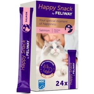 HAPPY SNACK BY FELIWAY GUSTO SALMONE 24 STIK DA 15 GR
