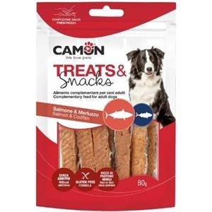 CAMON TREATS&SNACHA SALMONE 80 GR.