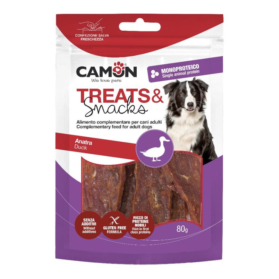 CAMON TRATS&SNACK STRISCE DI ANATRA 80 GR