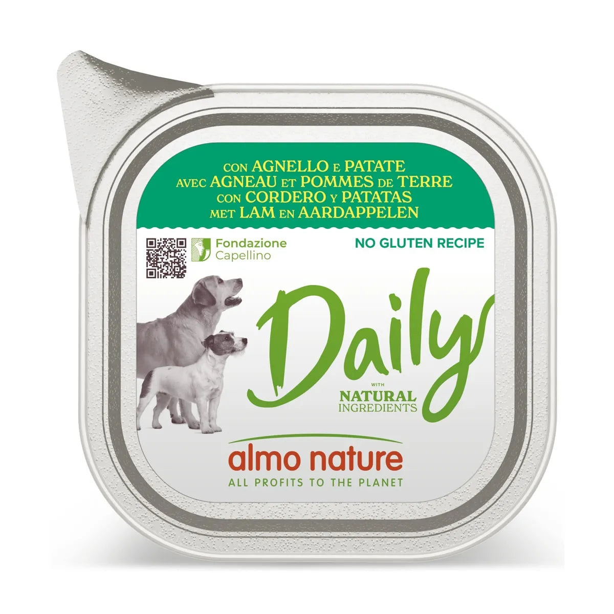 ALMO NATURE DAILY CON AGNELLO E PATATE 100 GR