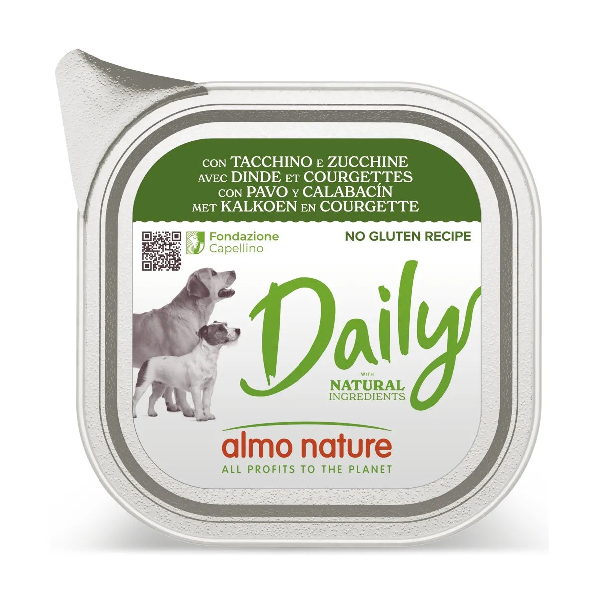 ALMO NATURE DAILY CON TACCHINO E ZUCCHINE 100 GR