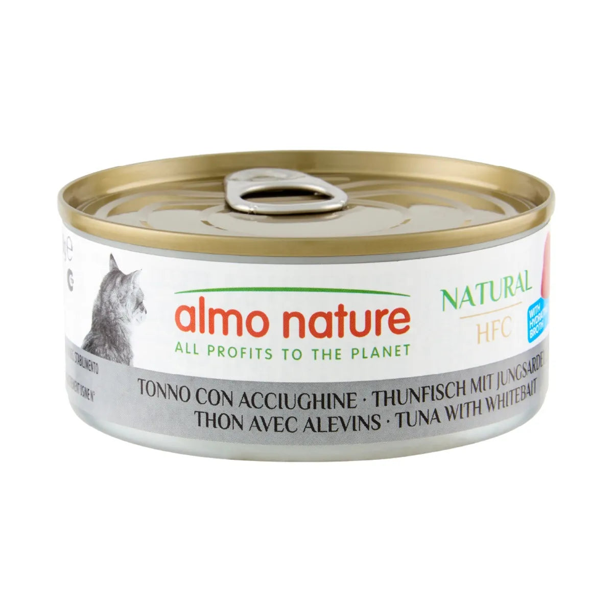 ALMO NATURE HFC NATURAL CON TONNO CON ACCIUGHINE 150 GR