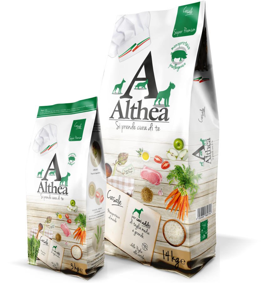 ALTHEA MONOPROTEICO MINI IPOALLERGENICO CON MAIALE 2 KG