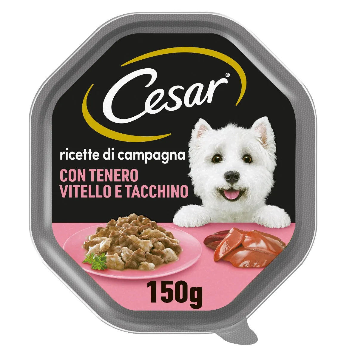 CESAR RICETTE DI CAMPAGNA CON TENERO TACCHINO E VITELLO 150 GR