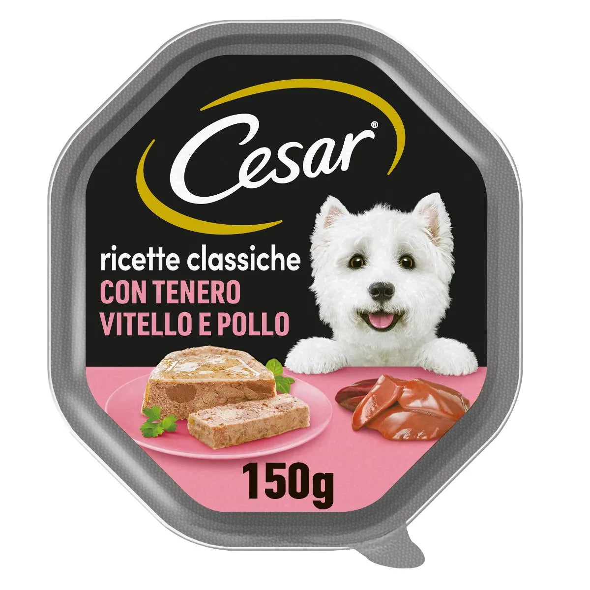 CESAR RICETTE CLASSICHE CON TENERO VITELLO E POLLO 150 GR