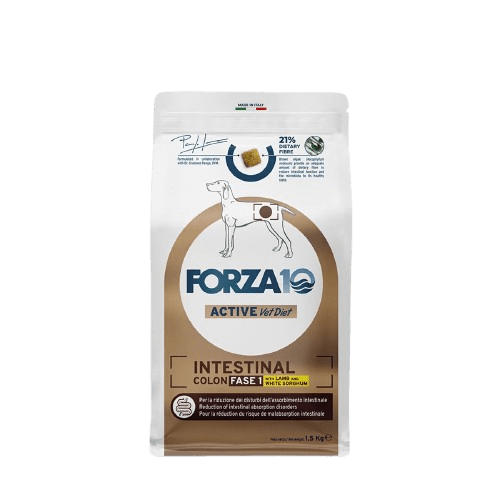 FORZA 10 ACTIVE VET DIET INTESTINAL COLON FASE 1 CON AGNELLO E SORGO 1,5 KG