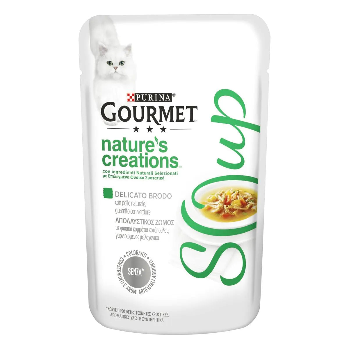 PURINA GOURMET SOUP BUSTINE CON POLLO E VERDURE 40 GR.