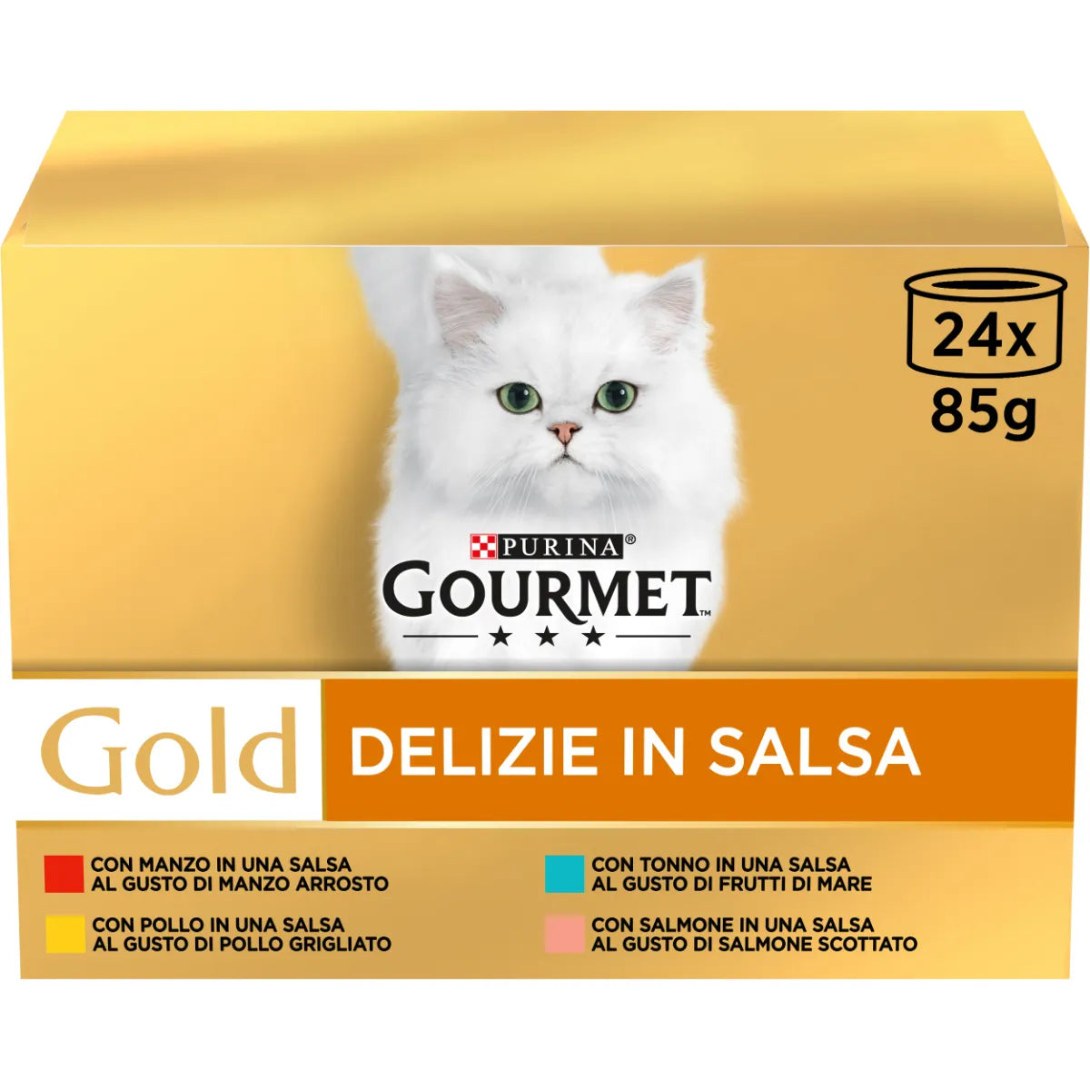 GOURMET GOLD DELIZIE IN SALSA DA 24 X 85 GR