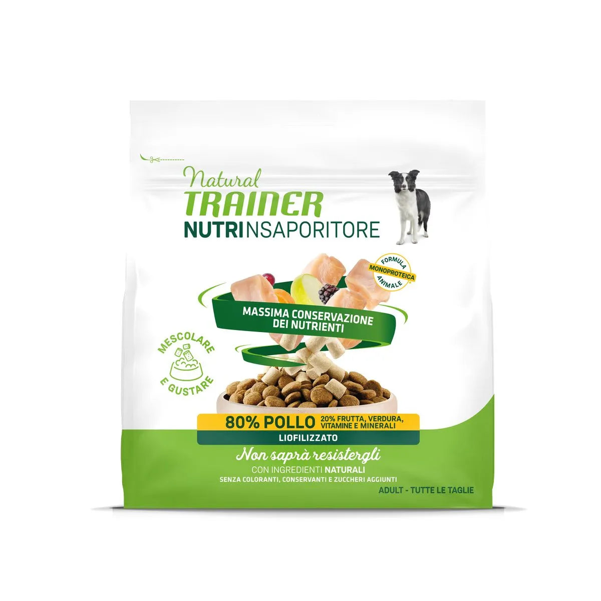 NATURAL TRAINER SNACK NUTRINSAPORITORE CON POLLO 120 GR.