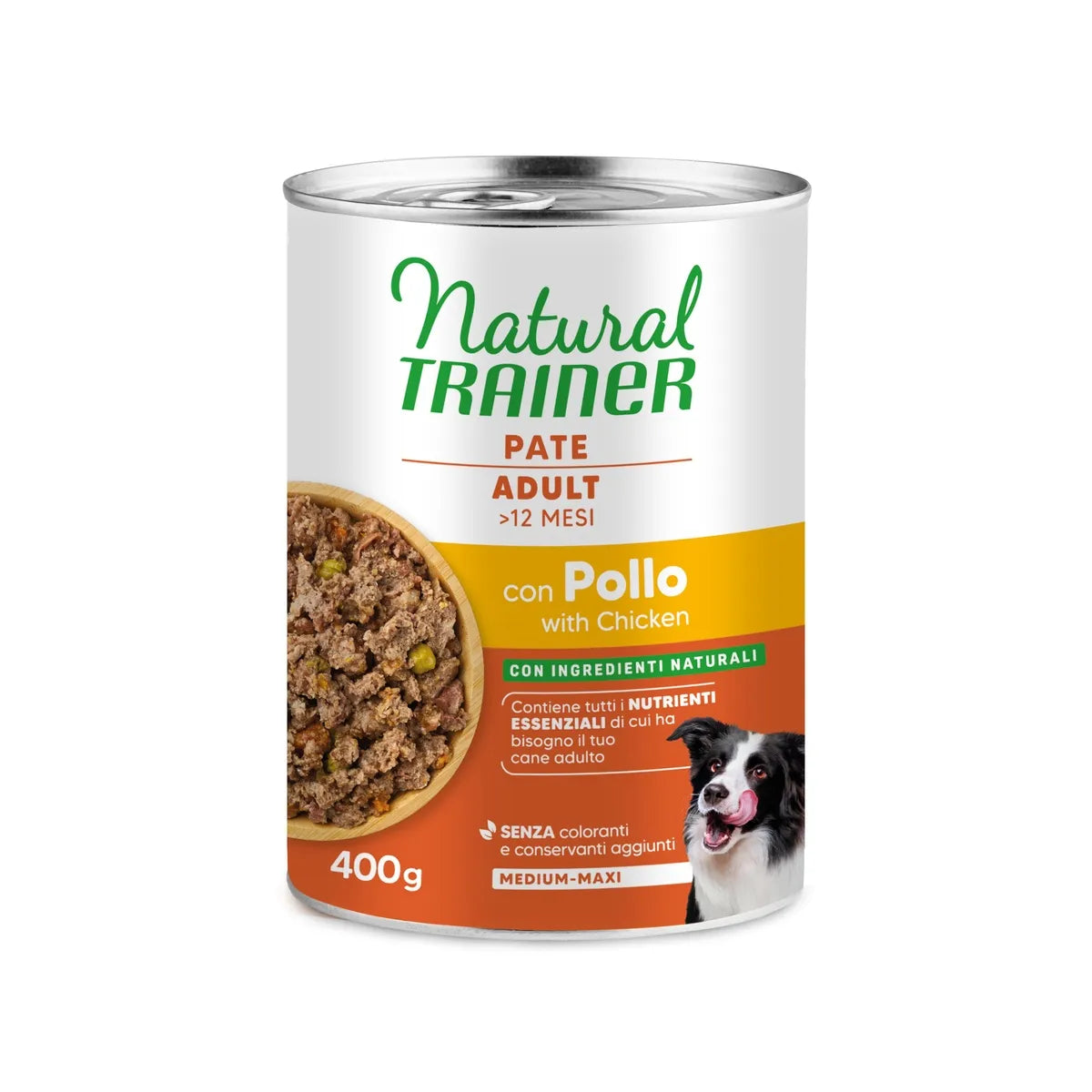 NATURAL TRAINER ADULT CON POLLO 400 GR.