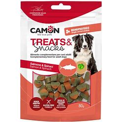 CAMON TREATS SNACH SALMONE E MERLUZZO 80 GR.