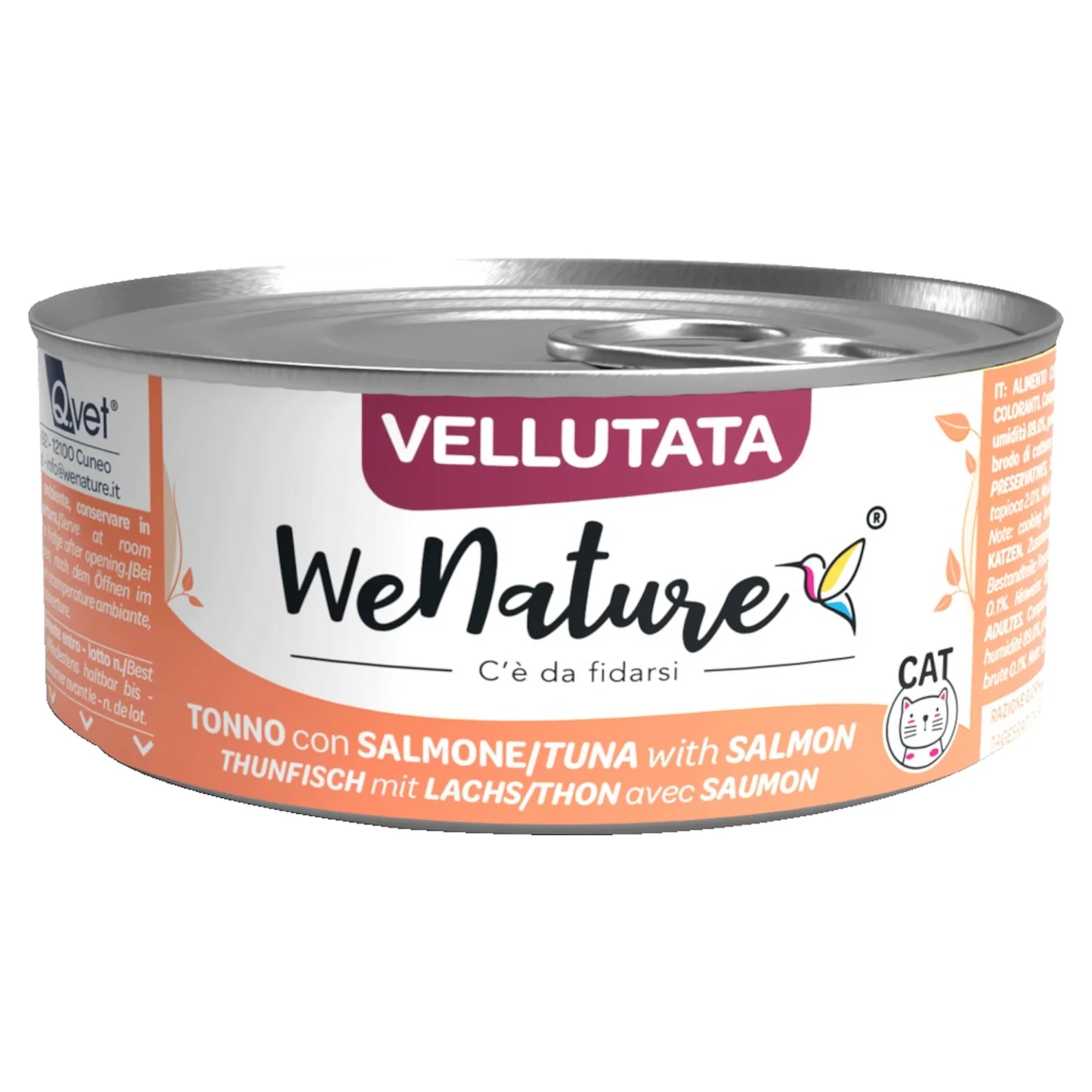 WE NATURE STERILIZZATO VELLUTATA DI TONNO CON SALMONE 70 GR