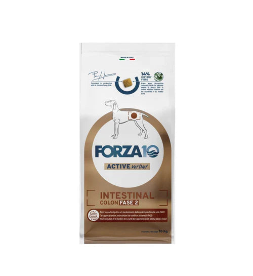 FORZA 10 ACTIVE VET DIET INTESTINAL COLON FASE 2 CON PESCE 10 KG