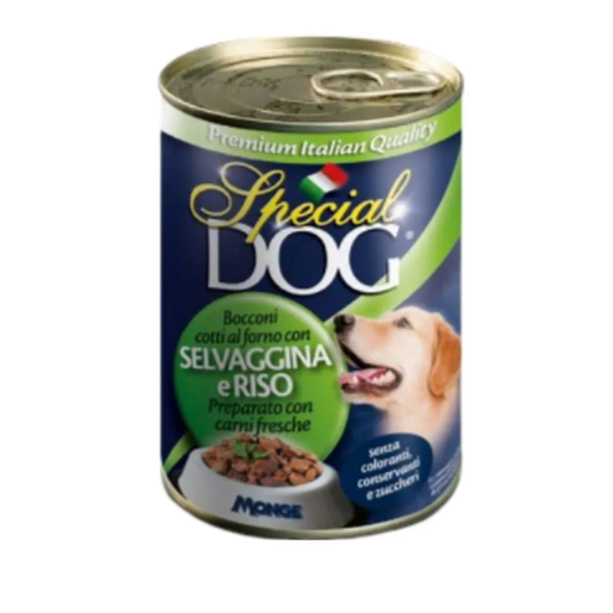 MONGE SPECIAL DOG BOCCONI CON SELVAGGINA E RISO 400 GR.