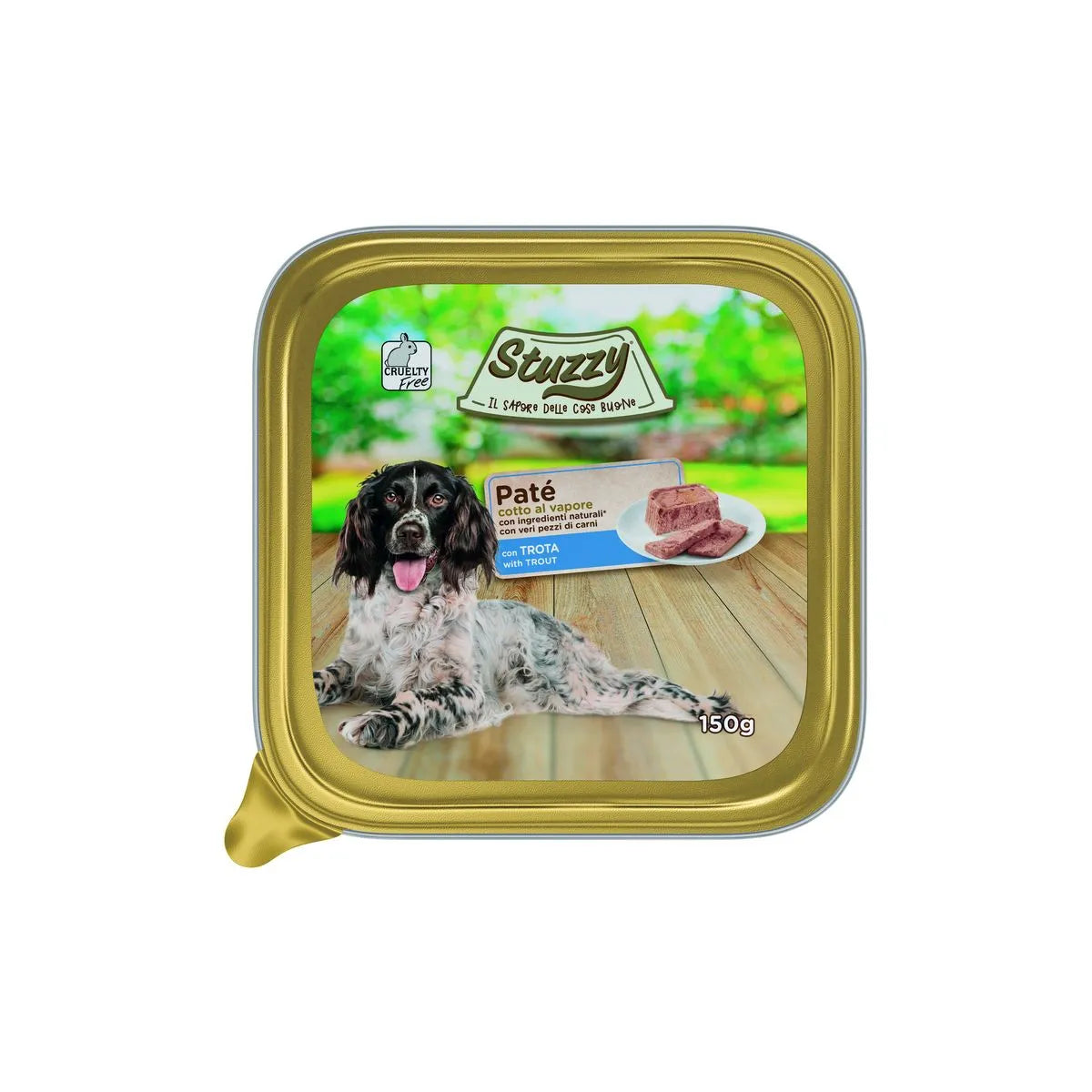 STUZZY DOG PATÈ CON TROTA 150 GR