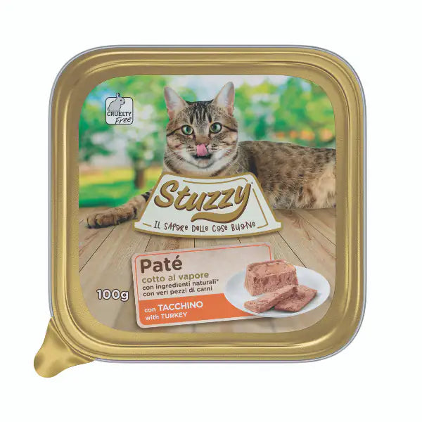 STUZZY GATTO PATE' CON TACCHINO 12 X 00 GR