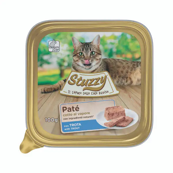 STUZZY GATTO PATE' CON TROTA 12 X 100 GR