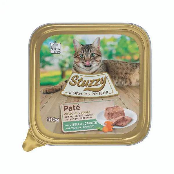 STUZZY GATTO PATE' VITELLO E CAROTE 12 X 100 GR