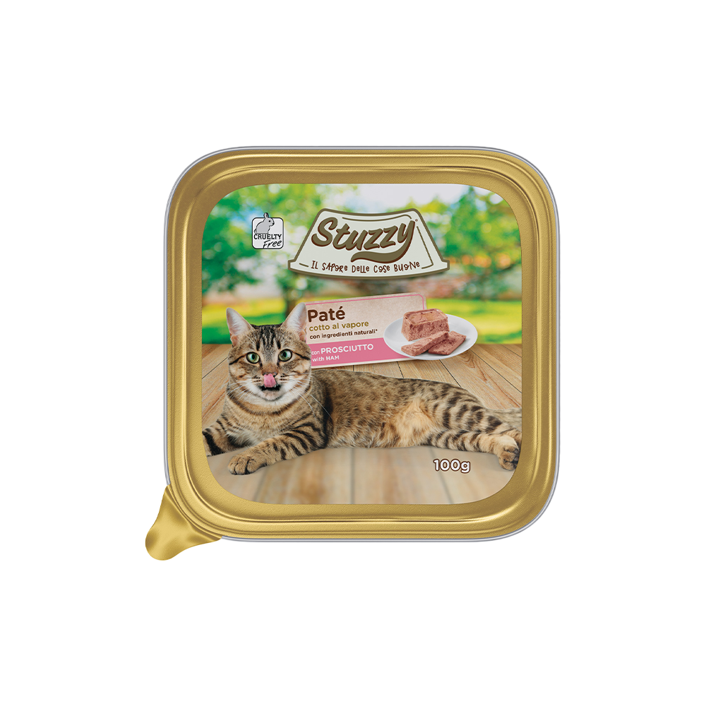 STUZZY GATTO PATE' CON PROSCIUTTO 100 GR