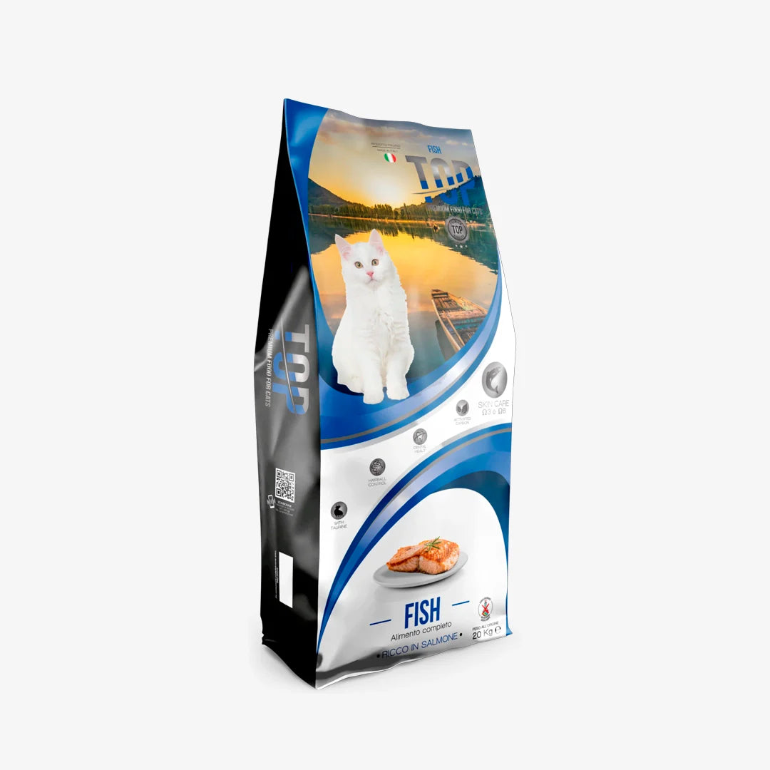 TOP Fish Gatto – Crocchette al Salmone 20 kg