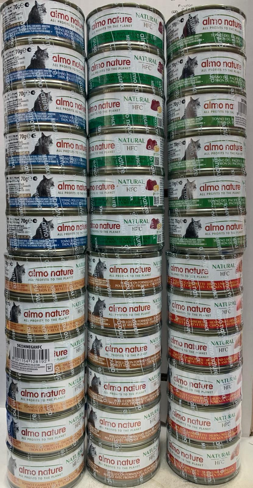 ALMO NATURE NATURAL HFC 6X70 GR TONNO DEL PACIFICO