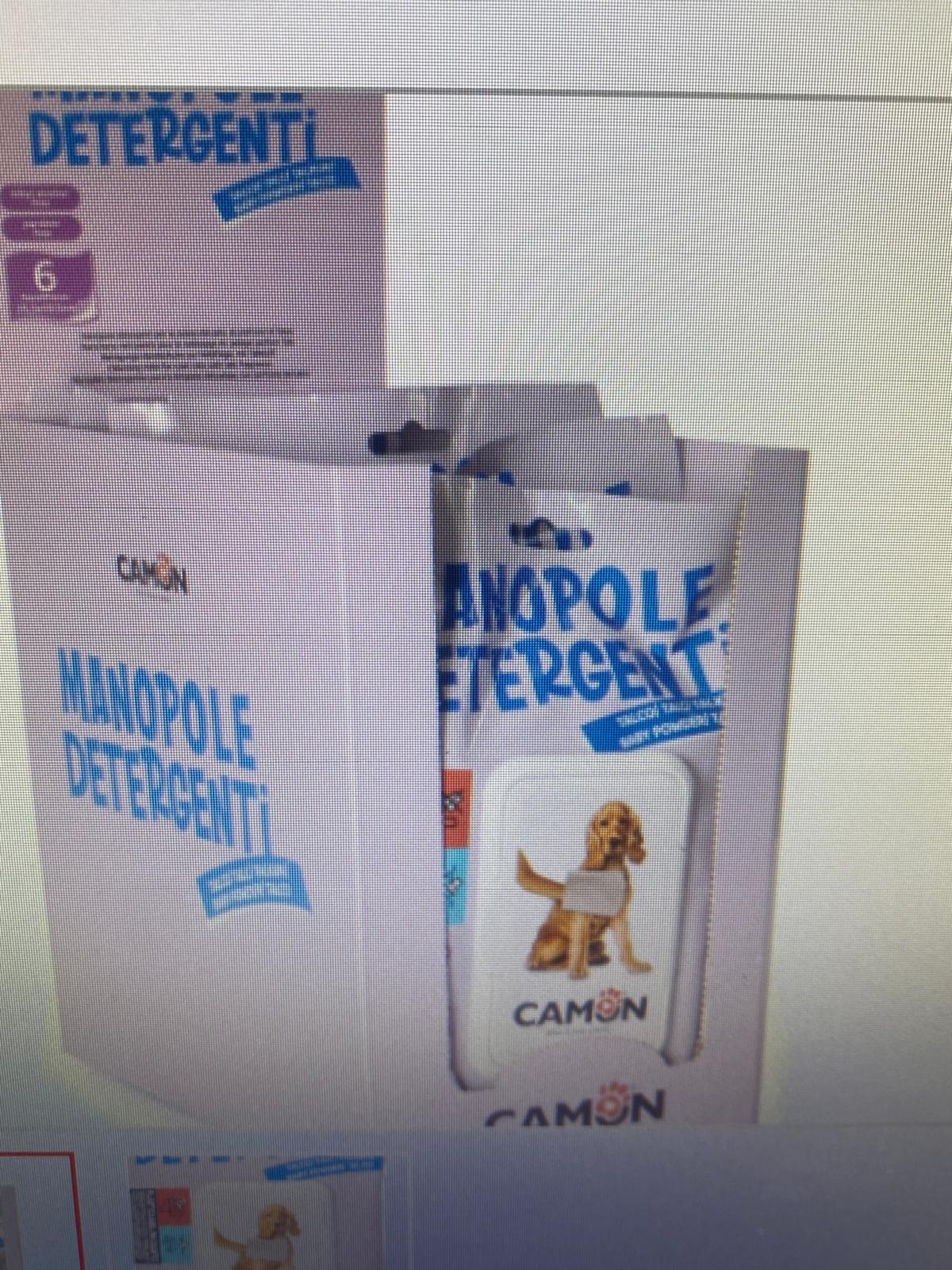 CAMON MANOPOLE DETERGENTI A TALCO 6 PZ 25,5X18,5 CM